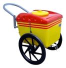 Carrinho De Sorvete 300 Picolés T350 Thermototal Amarelo e Vermelho