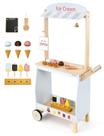 Carrinho de sorvete de brinquedo Pair Pear Wooden para crianças de 3 anos ou mais