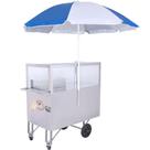 Carrinho de Tapioca Com Guarda-Sol e Vidro mod 66419