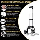 Carrinho De Transporte Industrial Dobrável Metal Carrinho De Transporte Industrial Dobrável Metal