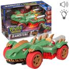 Carrinho Dinossauro com Som e Luz Monster Minis Teamsterz