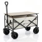 Carrinho Dobrável Camping e Praia Offroad Reforçado Tamanho G Rodas Extra Largas - Carrinho Dobrável Camping e Praia Offroad Reforçado Tamanho G Rodas Extra Largas -