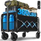 Carrinho Dobrável LIAPOTT, Capacidade de 163kg, Rodas 360