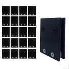 Carrinho Duplo P Trilho Invertido Concava 1126Dcp Preto 20un Carrinho Duplo P Trilho Invertido Concava 1126Dcp Preto 20un