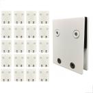 Carrinho Duplo Trilho Invertido Concava 1126Dcp Branco 20un