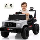 Carrinho Eletrico Infantil Bang Toys Jipe Max Kids Cinza 6V Controle