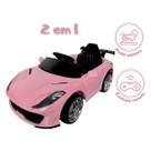 Carrinho Elétrico Infantil Controle Remoto Bateria Bivolt com Som e Luz