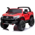 Carrinho Elétrico Infantil Licensed Toyota Hilux 12V 4x4 2 assentos modelo premium