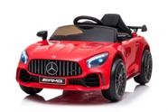 Carrinho Elétrico Infantil Mini Mercedez Vermelho Luxo Carro motorizado 12V Controle Remoto Som Luz