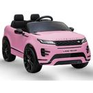Carrinho Elétrico Infantil Mini Range Rover Evoque 12V Carro Rosa / Bang Toys
