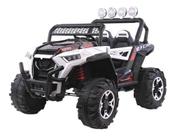 Carrinho Elétrico Infantil Quadriciclo Utv 4x4 2 Lugares 12v Cor Branco
