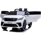 Carrinho Elétrico Masculino/Feminino Infantil Land Rover Velar Branco Com Led Luzes MP3 Farol SD Controle Remoto Carrinho Elétrico Masculino/Feminino Infantil Land Rover Velar Branco Com Led Luzes MP3 Farol SD Controle Remoto