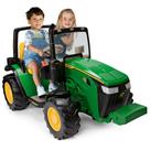 Carrinho Elétrico Mini Trator John Deere Dual Force 12V - Peg Pérego