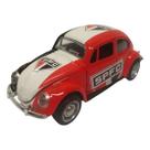 Carrinho em Miniatura Fusca de Fricção Futebol Colecionável