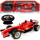 Carrinho Formula 1 Realista Som de Motor Luz Pneus Borracha Vermelho Carrinho Formula 1 Realista Som de Motor Luz Pneus Borracha Vermelho