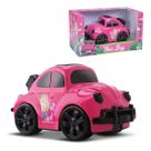 Carrinho Fusca Rosa De Brinquedo New Bug Princesa Charmosa