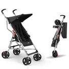 Carrinho Guarda-Chuva Pocket 6M - 15kgs Preto Multikids Baby - BB327 + Book