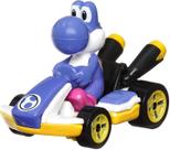 Carrinho Hot Wheels Mario Kart Yoshi Azul Standard