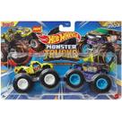 Carrinho HOT Wheels Monster TRUCK Totaled X CRAT Danger Mattel FYJ64 Carrinho HOT Wheels Monster TRUCK Totaled X CRAT Danger Mattel FYJ64