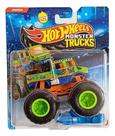 Carrinho Hot Wheels Monster Trucks Unimog Mattel Verde-limão
