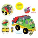 Carrinho Infantil Caminhão Coleta Seletiva C/Som, Brinquedo Menino, Solapa, Merco Toys Carrinho Infantil Caminhão Coleta Seletiva C/Som, Brinquedo Menino, Solapa, Merco Toys