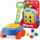 Carrinho Infantil de Puxar Educativo Mipuxa Azul - Cardoso