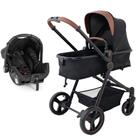 Carrinho Ivy Travel System G22 até 22kg Black Galzerano