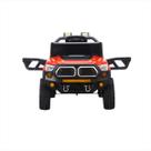 Carrinho Jipe Elétrico Infantil Vermelho 12V Bluetooth Leds