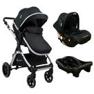 Carrinho Kansas bebê conforto e base Premium Baby Cor: Gold Preto