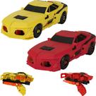 Carrinho Lançador Transformável 2 em 1 - Cores Sortidas - BBR Toys UNICA Carrinho Lançador Transformável 2 em 1 - Cores Sortidas - BBR Toys UNICA
