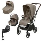 Carrinho Leona² Pebble Pro base isofix 360 moisés Maxi-Cosi Cor: Twillic Graphite