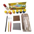 Carrinho Madeira infantil Montar e Colorir mdf 26 peças Carrinho Madeira infantil Montar e Colorir mdf 26 peças
