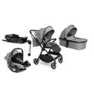 Carrinho Magnific 5 em 1 Trio Base Isofix e Moisés Safety