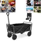 carrinho mao dobravel carga camping praia transporte multiuso 100kg portatil acampamento pesca viagem pacotes supermerca