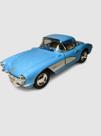 Carrinho Miniatura Chevrolet Corvette 1957 Escala 1/34 Kinsmart