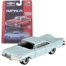 Carrinho Miniatura Impala 1959 Azul Claro Chevrolet Metal