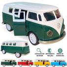 Carrinho Miniatura Kombi Perua Metal Fricção Abre A Porta Carrinho Miniatura Kombi Perua Metal Fricção Abre A Porta