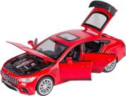 Carrinho miniatura mercedes gt63, abre as portas, liga motor e acende faróis