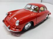 Carrinho Miniatura Porsche 356 B Carrera 2 Escala 1:32 (Vermelho)