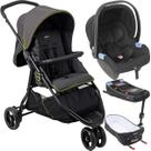 Carrinho Moises Bebe Conforto Base ISOFIX Burigotto CR3 22 Neon Carrinho Moises Bebe Conforto Base ISOFIX Burigotto CR3 22 Neon