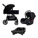 Carrinho Move 3 em 1 Bebê Conforto Nina com Base Completo desde o Nascimento
