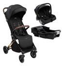 Carrinho Nivola Trio Com Bebê Conforto E Base Infanti Preto Solar Preta Carrinho Nivola Trio Com Bebê Conforto E Base Infanti Preto Solar Preta