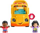 Carrinho Ônibus Escolar Little People Com Luz e Som - Mattel HYP40