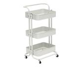 Carrinho Organizador Berlim Off White Matte Westwing