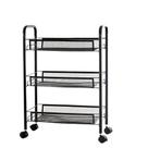 Carrinho organizador inox 63c27c44cm