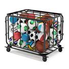Carrinho Organizador Metálico para Bolas Esportivas Houseables com Rodízios Carrinho Organizador Metálico para Bolas Esportivas Houseables com Rodízios