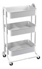 Carrinho Organizador Multiuso 3 Prateleiras Berlim 80,5 Cm Jolitex