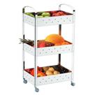 Carrinho Organizador Suprema com 3 Andares em Aço Inox 2098499 Brinox