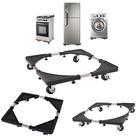 Carrinho P Fogão Geladeira Gira Fácil Maquina Lavar Aço Inox Carrinho P Fogão Geladeira Gira Fácil Maquina Lavar Aço Inox