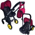 Carrinho para Boneca e Cadeirinha de Carro 2 em 1 The New York Doll 20"